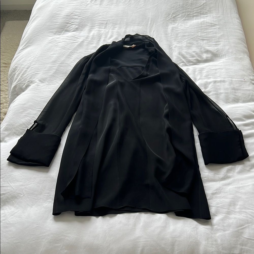 Alice + Olivia Classic Black Jacket
